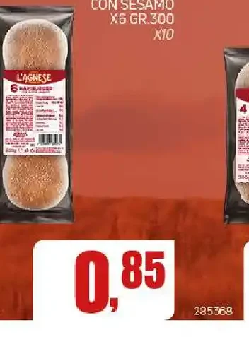 Hamburger con sesamo