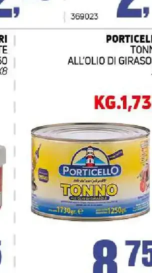 Tonno all'olio di girasole