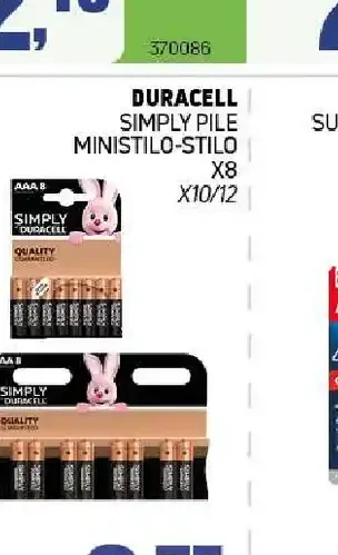 Pile Duracell Simply