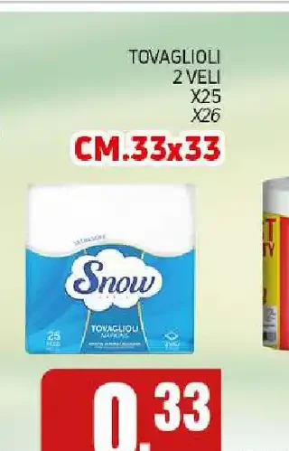 Tovaglioli Snow