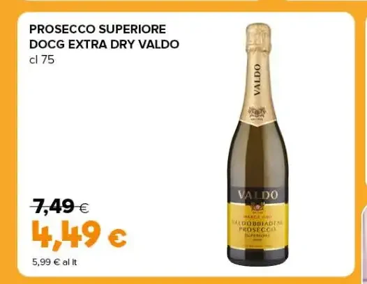 Prosecco Superiore DOCG Extra Dry Valdo