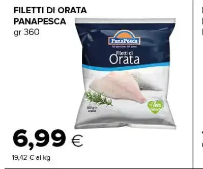 Filetti di orata panapesca
