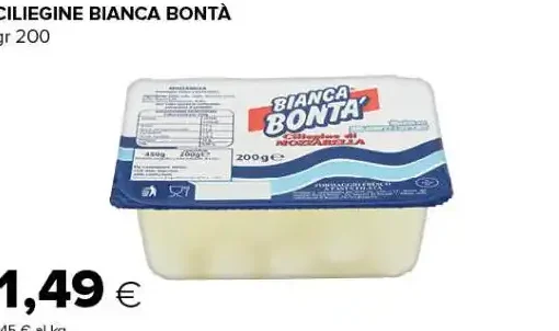 Ciliegine bianca bontà