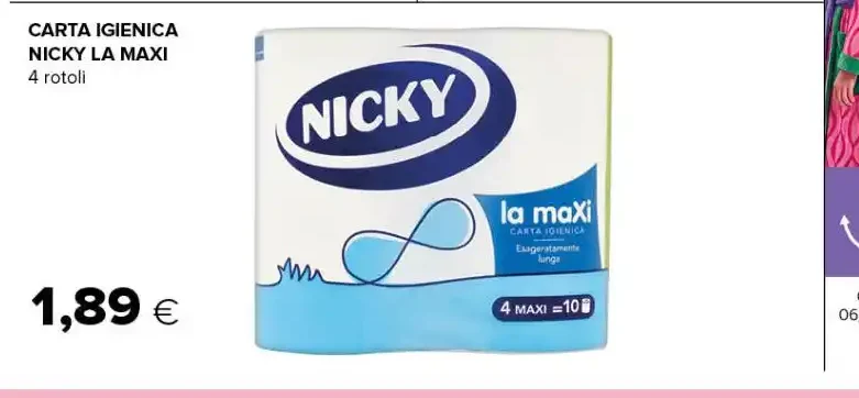 Carta Igienica Nicky La Maxi