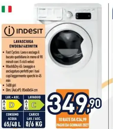 Indesit lavasciuga