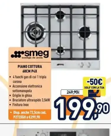 Piano cottura Smeg