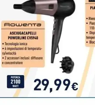 Asciugacapelli Powerline CV5940