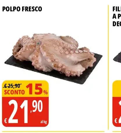 Polpo fresco