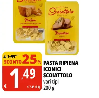 Pasta ripiena iconici Scoiattolo
