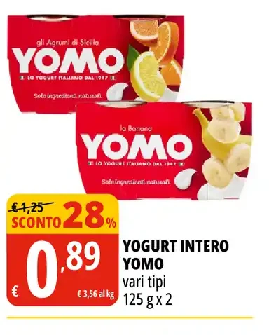 Yogurt intero Yomo