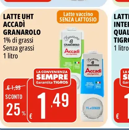 Latte UHT Accadì Granarolo