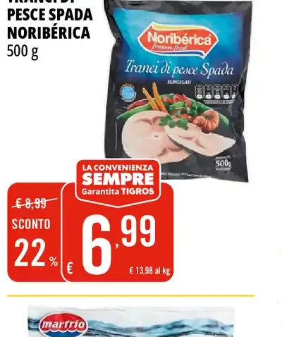 Tranci di pesce spada Noriberica