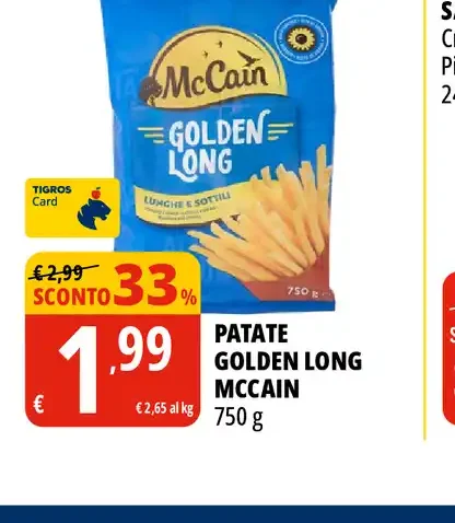 Patate Golden Long McCain