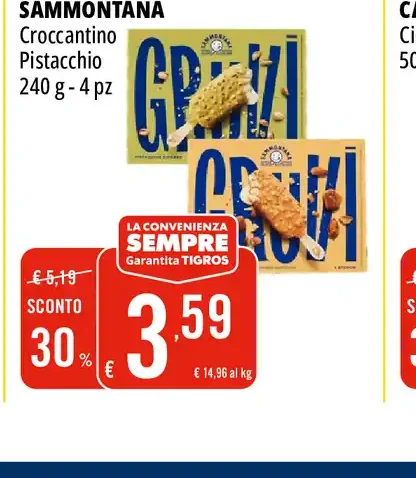 Gruvi Sammontana croccantino pistacchio