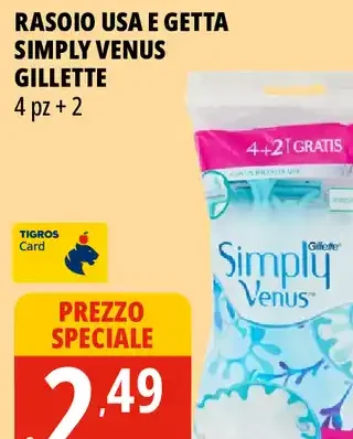 Rasoio usa e getta Simply Venus Gillette
