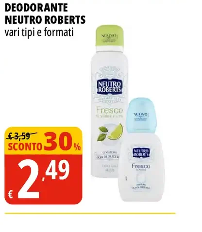 Deodorante Neutro Roberts