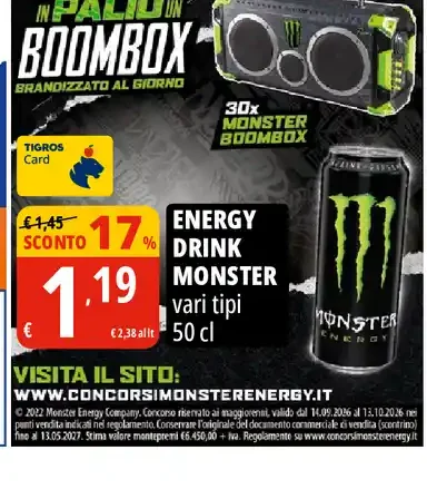 Energy drink Monster