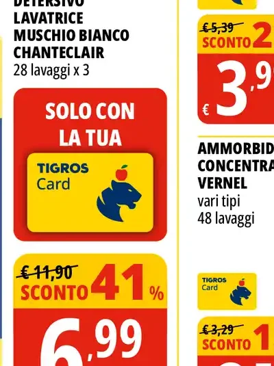 Detersivo lavatrice Muschio Bianco Chanteclair