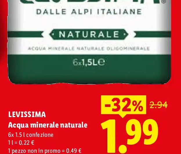 Acqua minerale naturale