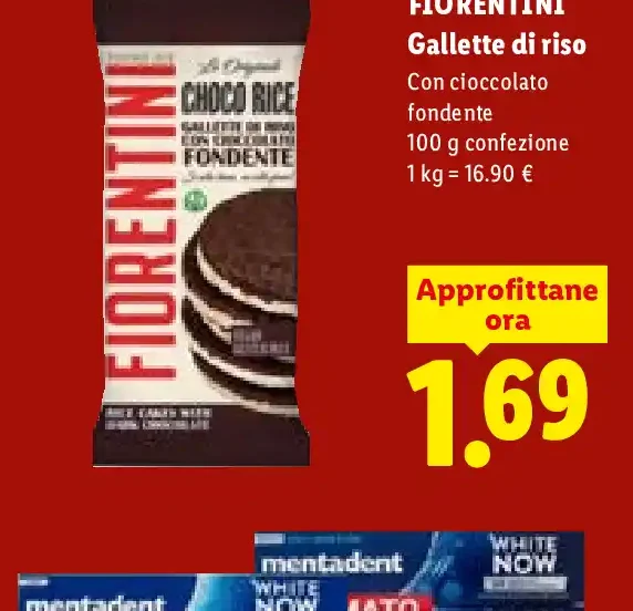 Fiorentini gallette di riso al cioccolato fondente