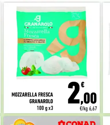 Mozzarella fresca Granarolo