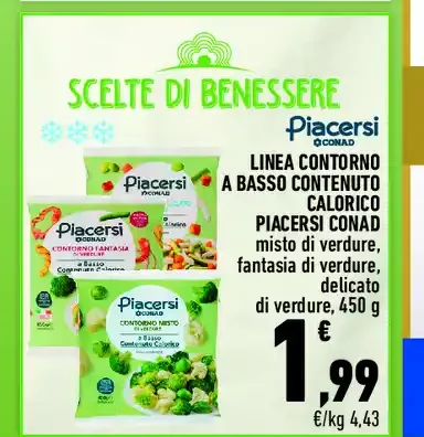 Contorno misto di verdure Piacersi