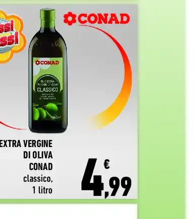 Olio extra vergine di oliva Conad