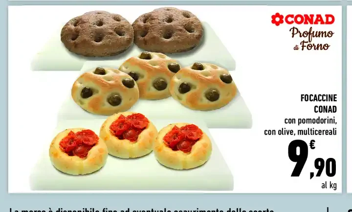 Focaccine Conad