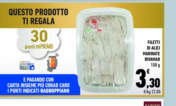 Filetti di alici marinate Rivamar