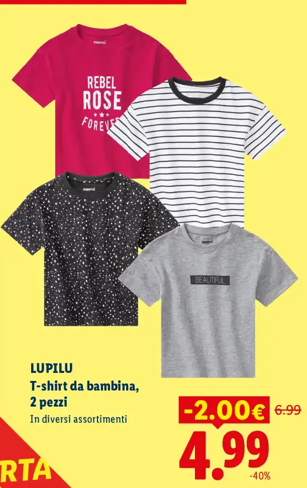 T-shirt da bambina