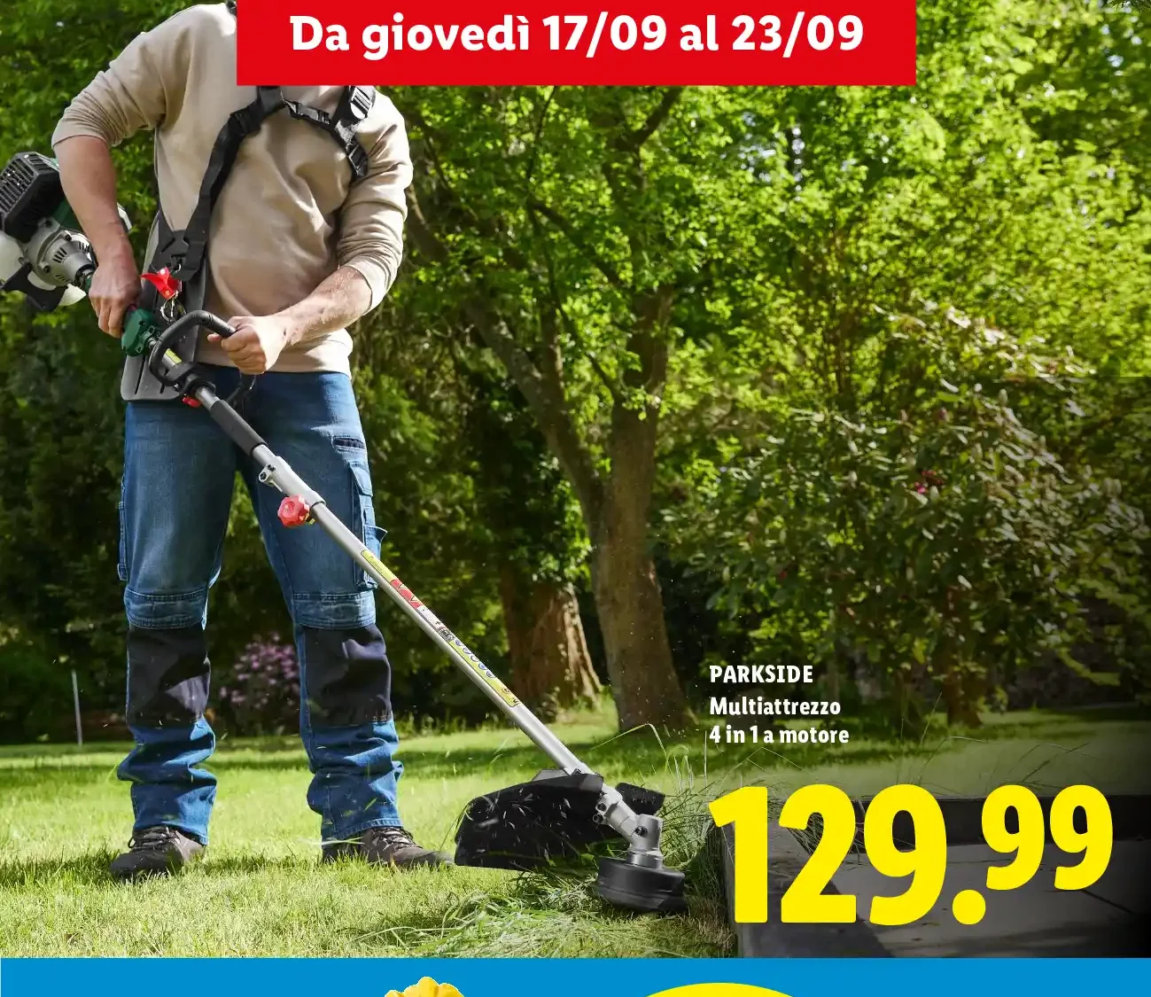 Multiattrezzo 4 in 1 a motore