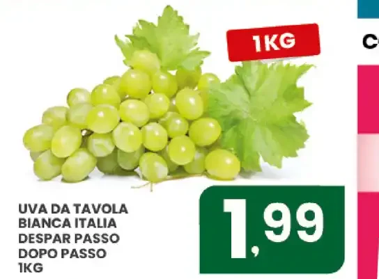 Uva da tavola bianca Italia