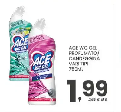 Ace WC gel profumato/candeggina