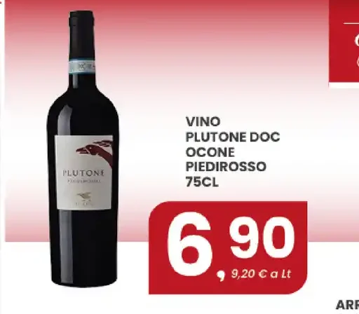 Vino Plutone DOC Ocone Piedirosso