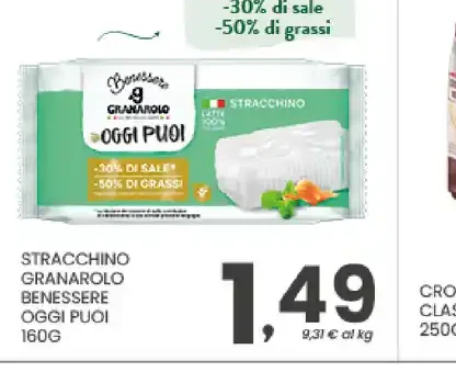 Stracchino Granarolo Benessere Oggi Puoi