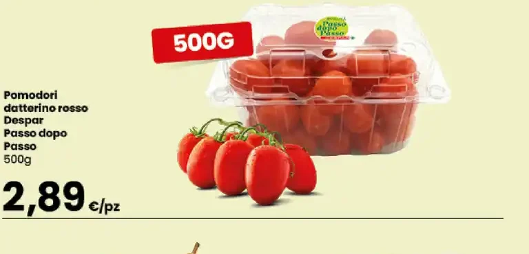 Pomodori datterini rosso Despar Passo dopo Passo