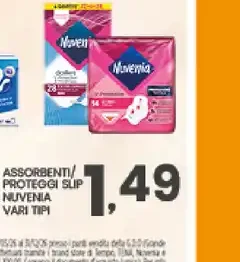 Assorbenti/proteggi slip Nuvenia