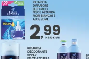 Ricarica diffusore elettrico Felce Azzurra