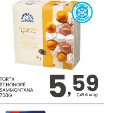 Torta Saint Honoré Sammontana