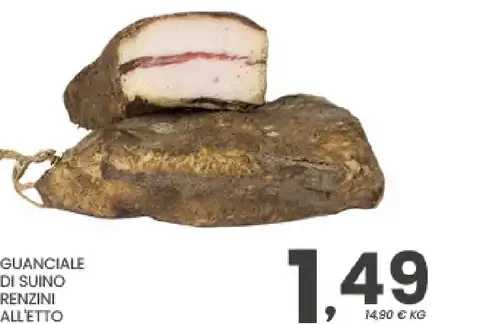 Guanciale di suino