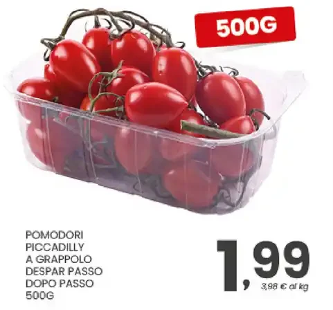Pomodori Piccadilly a grappolo Despar Passo Dopo Passo