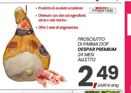 Prosciutto di Parma DOP Despar Premium