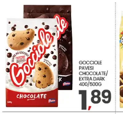 Biscotti gocciole chocolate
