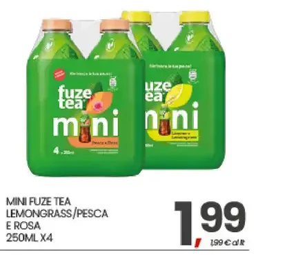 Mini Fuze Tea lemongrass/pesca e rosa