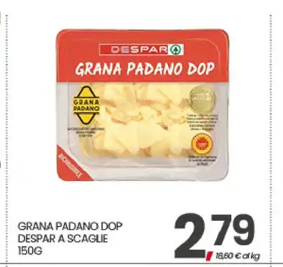 Grana Padano DOP Despar a scaglie