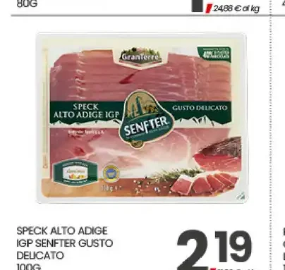 Speck Alto Adige IGP Senfter gusto delicato