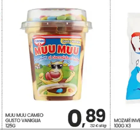 Muu Muu Cameo gusto vaniglia