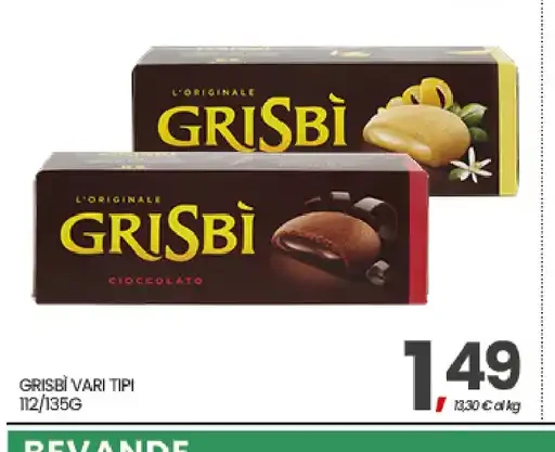 Grisbì vari tipi