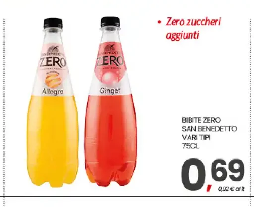 Bibite Zero San Benedetto vari tipi
