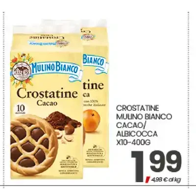 Crostatine Mulino Bianco cacao/albicocca
